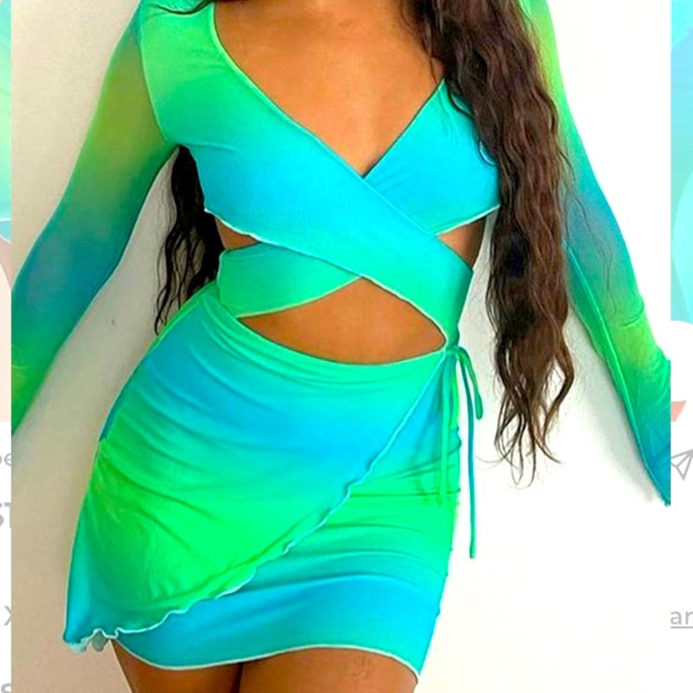 Summer two piece skirt set